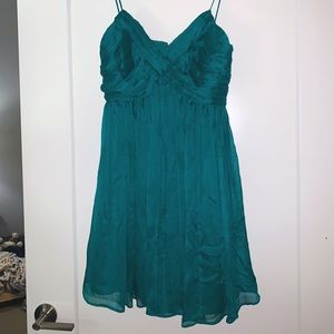 Teal MANGO Cocktail dress